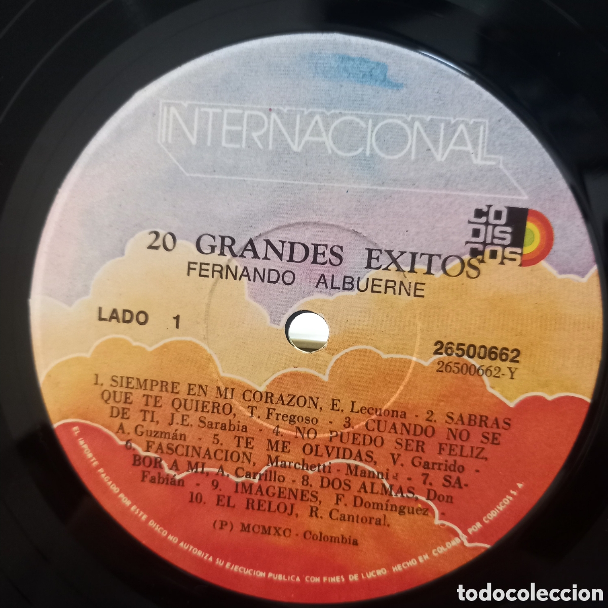 Discos de vinilo: Fernando albuerne Ernesto lecuona fregoso etc lp vinilo antiguo m&uacute;sica bolero romantica