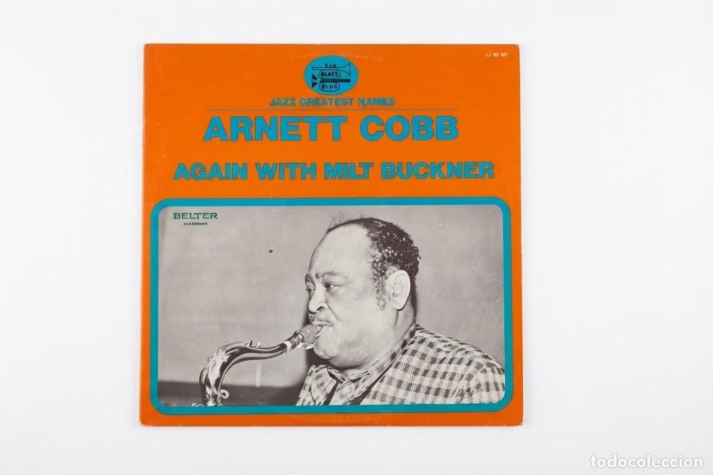 Discos de vinilo: ARNETT COBB WITH MILT BUCKNER - JAZZ GREATEST NAMES - VINILO LP - BELTER 1970S
