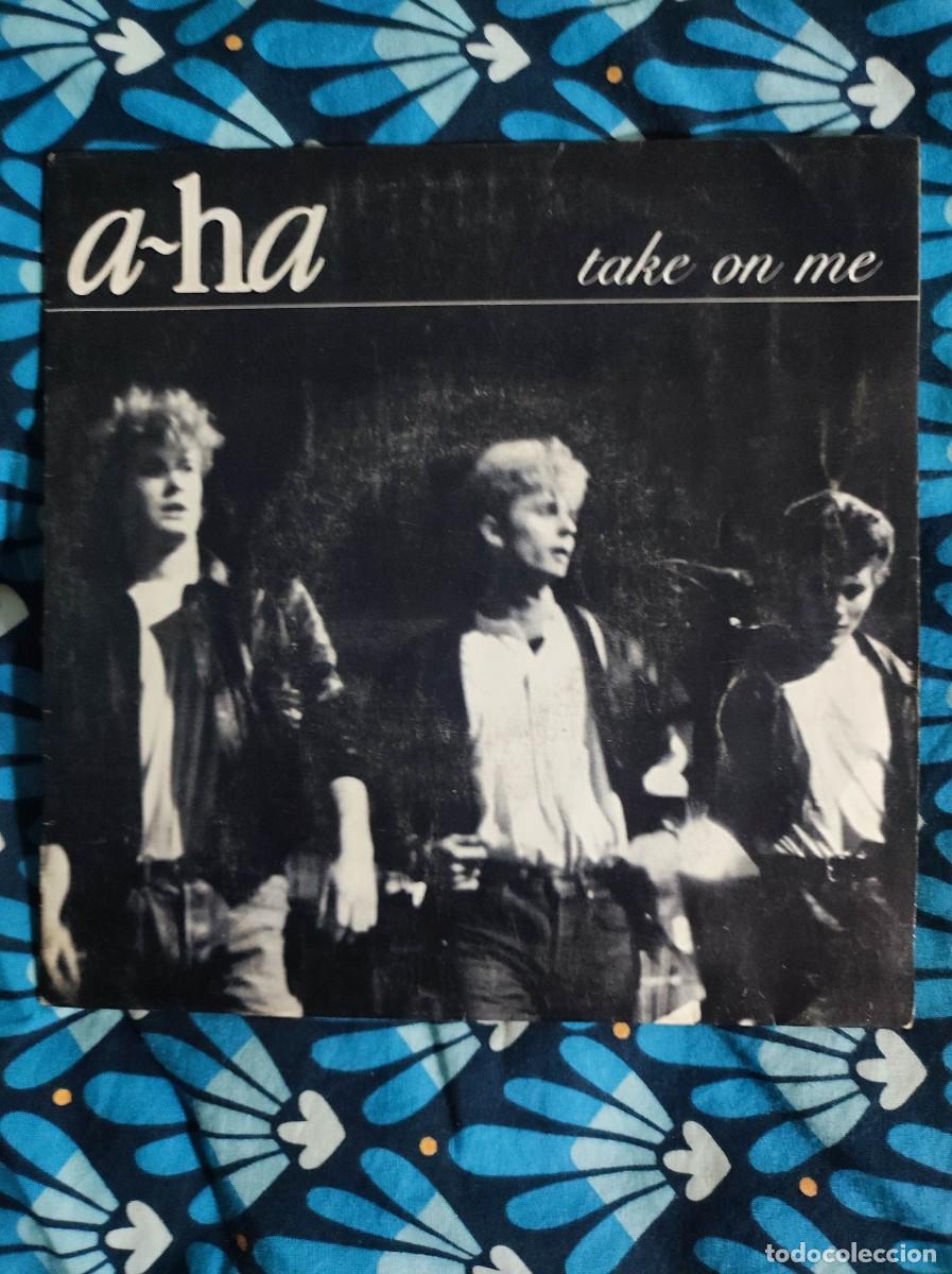 Discos de vinilo: Vinilo Single 45T a-ha - Take On Me / Love Is Reason 1985 WEA