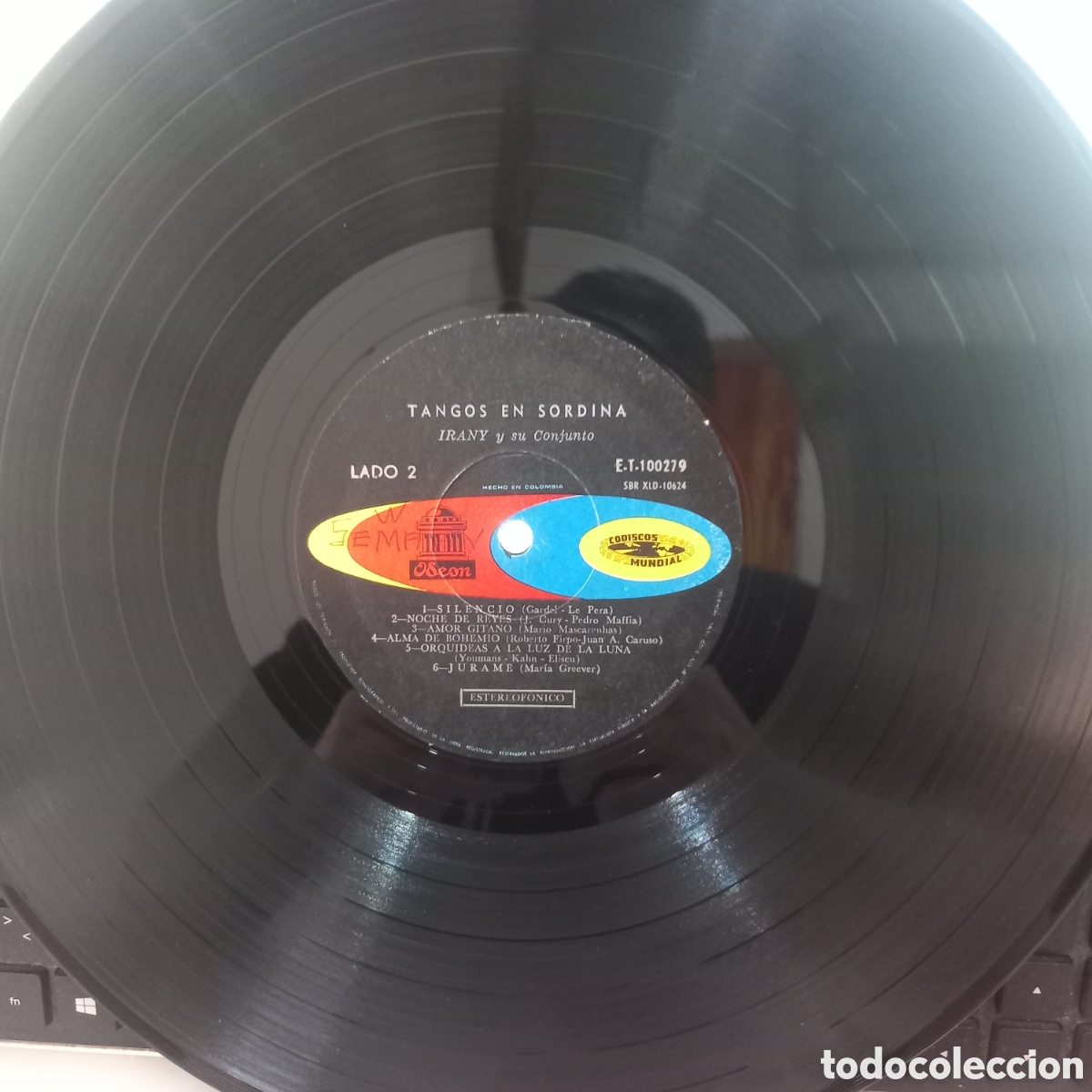 Discos de vinilo: Lp Musica Tango Tangos en sordina vinilo irany y su conjunto