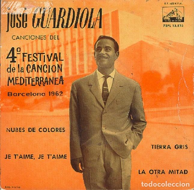 Discos de vinilo: Jos&eacute; Guardiola &ndash; Nubes de colores; Tierra gris; La otra mitad + 1 &ndash; VSA 13.835 &ndash; 1962