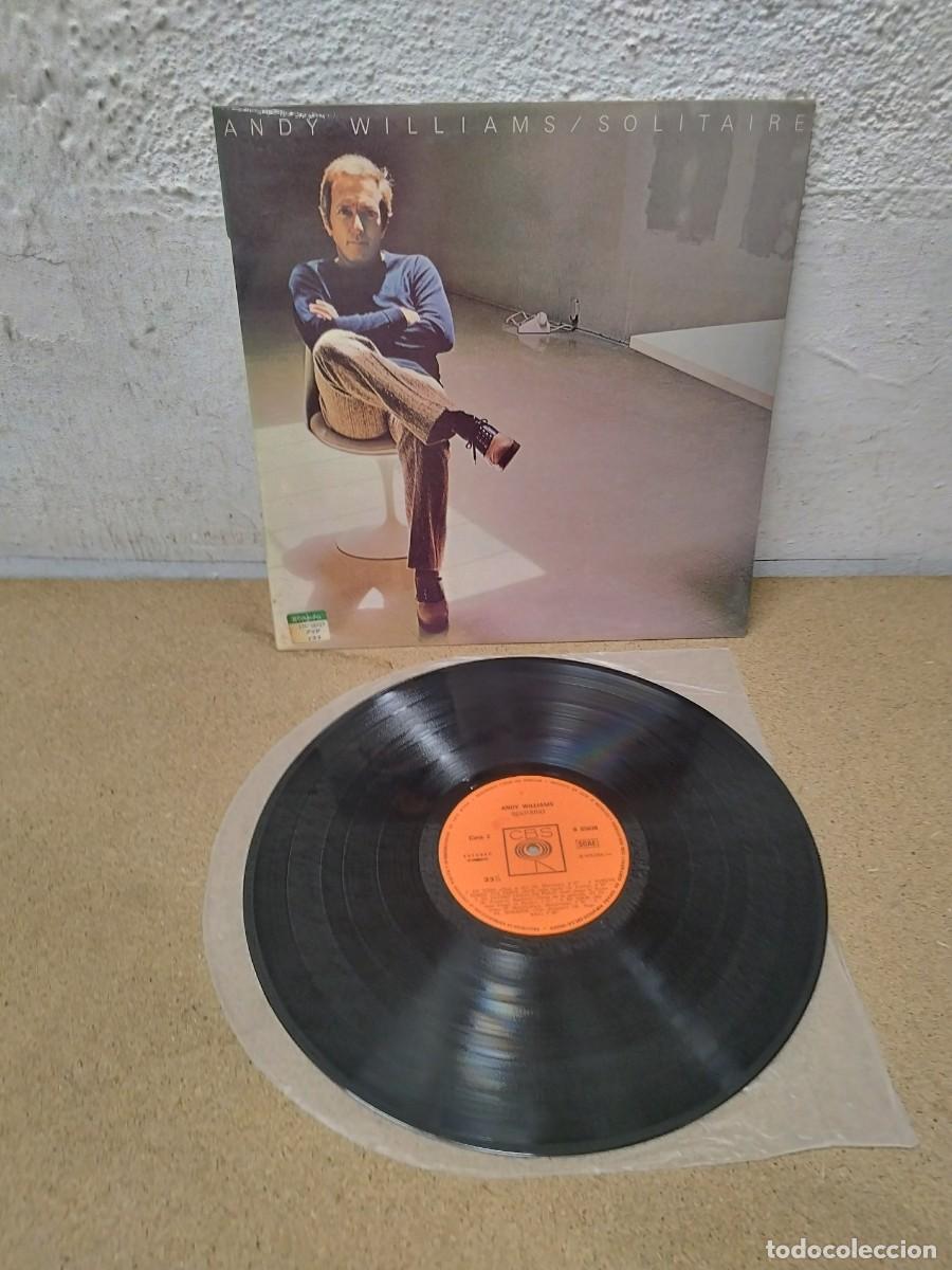 Discos de vinilo: Andy Williams &ndash; Solitaire. Vinilo lp en muy buen estado.
