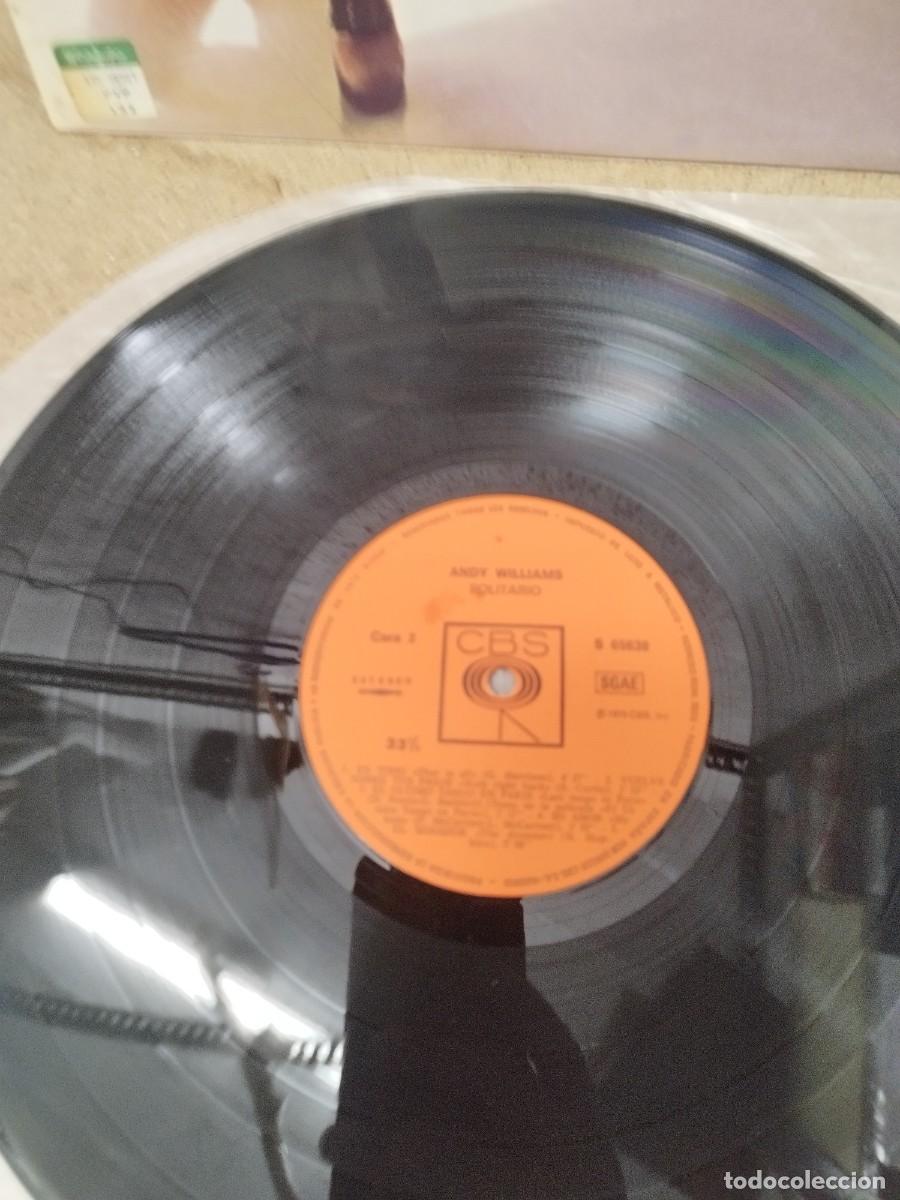 Discos de vinilo: Andy Williams &ndash; Solitaire. Vinilo lp en muy buen estado. - Foto 2