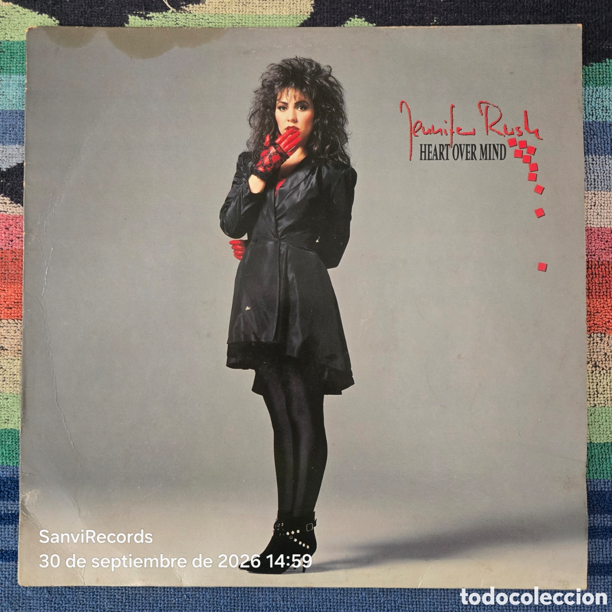 Vinyl-Schallplatten: [LP] JENNIFER RUSH: HEART OVER MIND (CBS) (1987)