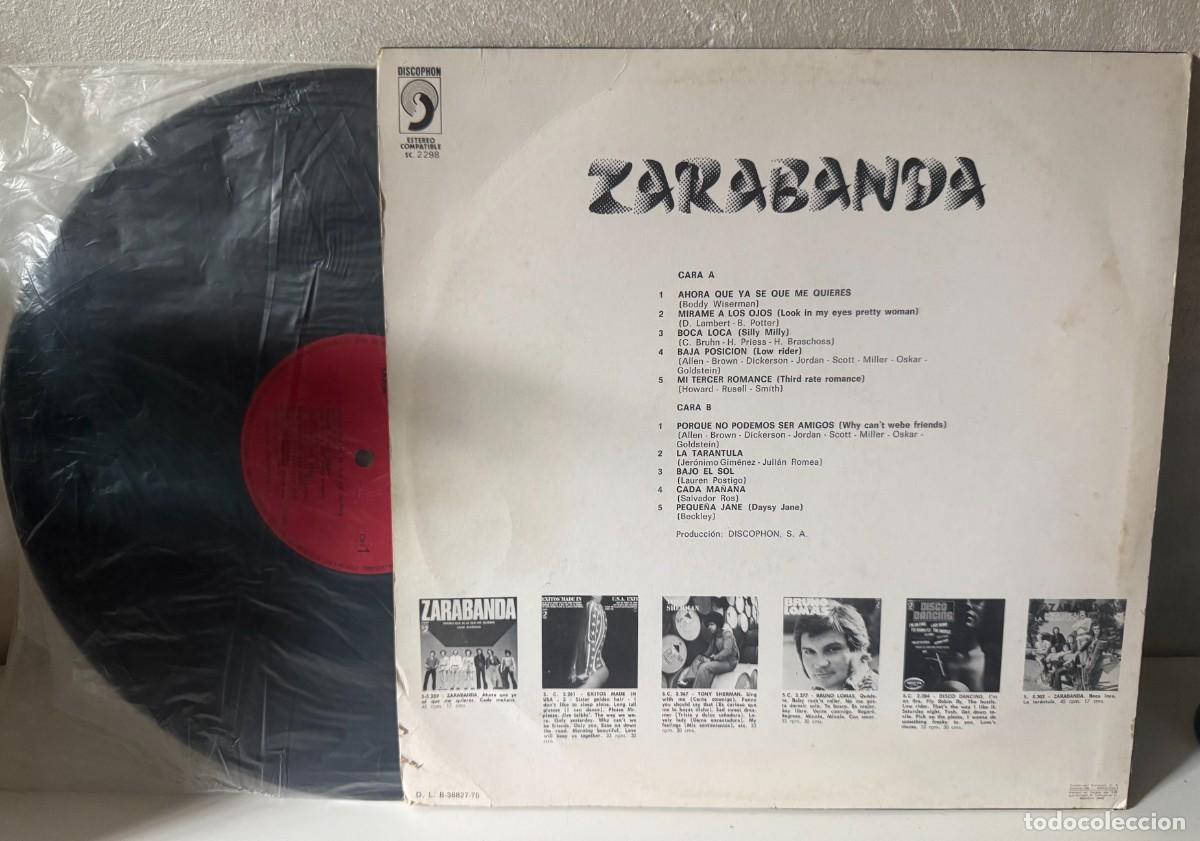 Discos de vinilo: Zarabanda LP Discophon 1976 - Foto 2