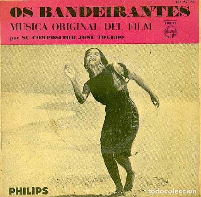 Discos de vinilo: Jos&eacute; Toledo &ndash; Os Bandeirantes &ndash; PHILIPS 424 221 &ndash; 1961