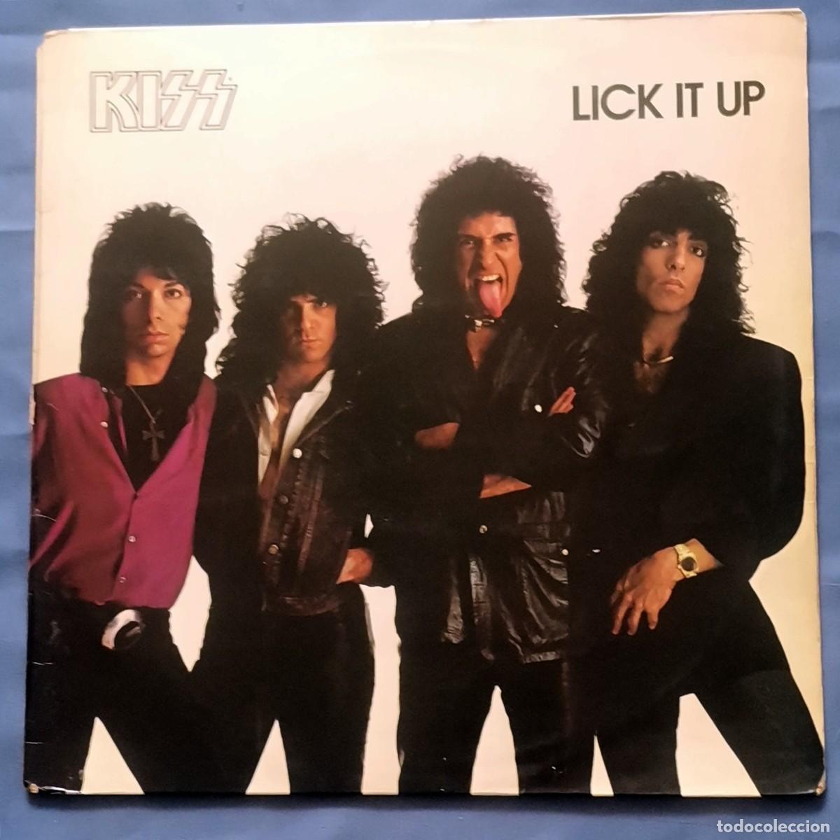 Discos de vinilo: Kiss &ndash; Lick It Up LP 1983 Espa&ntilde;a