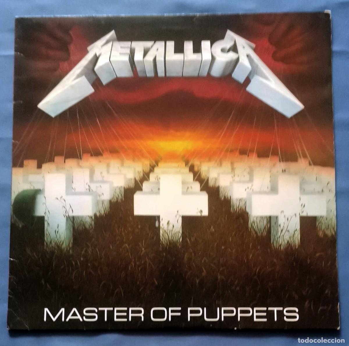 Discos de vinilo: Metallica &ndash; Master Of Puppets LP UK 1986 incl. encarte