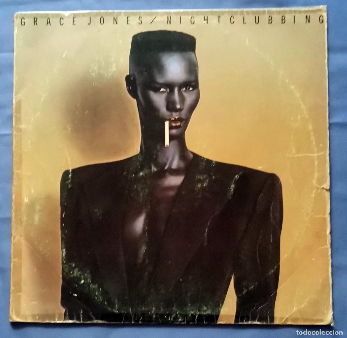 Discos de vinilo: Grace Jones &ndash; Nightclubbing LP 1981 Espa&ntilde;a