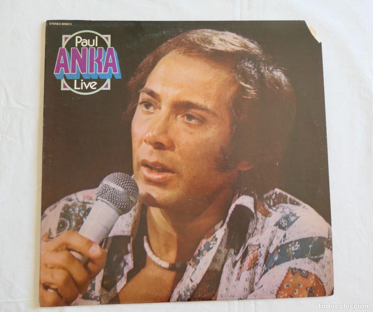 Discos de vinilo: PAUL ANKA - LIVE - VINILO LP 12&rdquo; - BARNABY RECORDS USA 1975