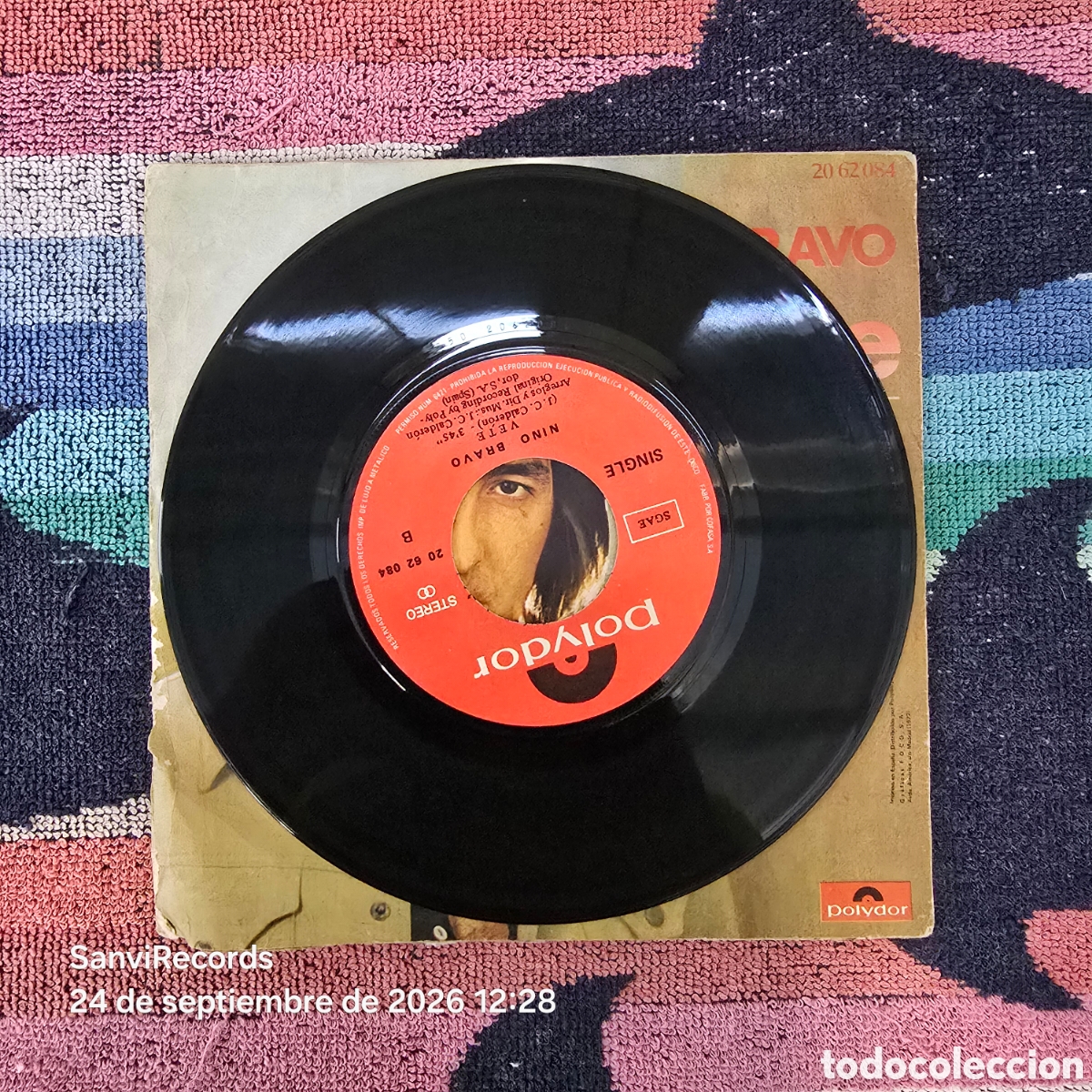 Discos de vinilo: [SINGLE] NINO BRAVO: LIBRE - VETE (POLYDOR) (1972) - Foto 2