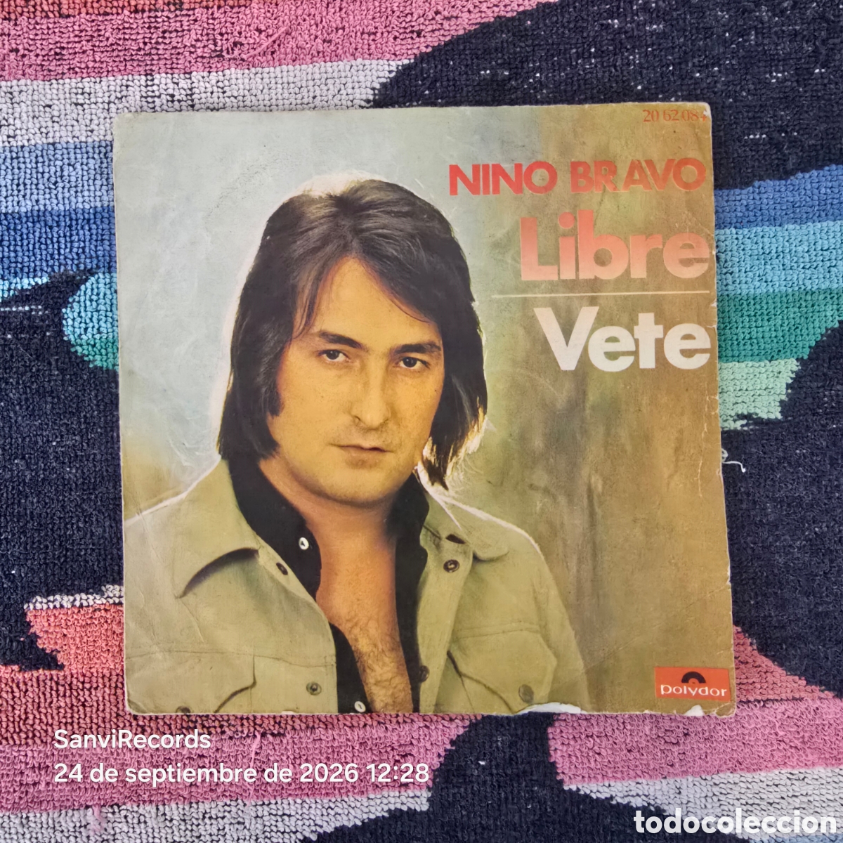 Discos de vinilo: [SINGLE] NINO BRAVO: LIBRE - VETE (POLYDOR) (1972) - Foto 1