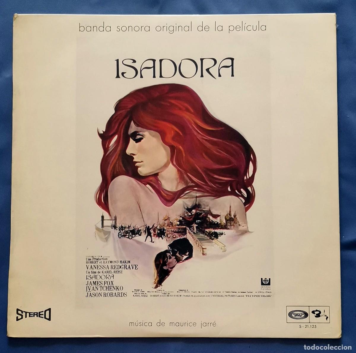 Discos de vinilo: Maurice Jarre &ndash; Isadora LP 1969 Espa&ntilde;a