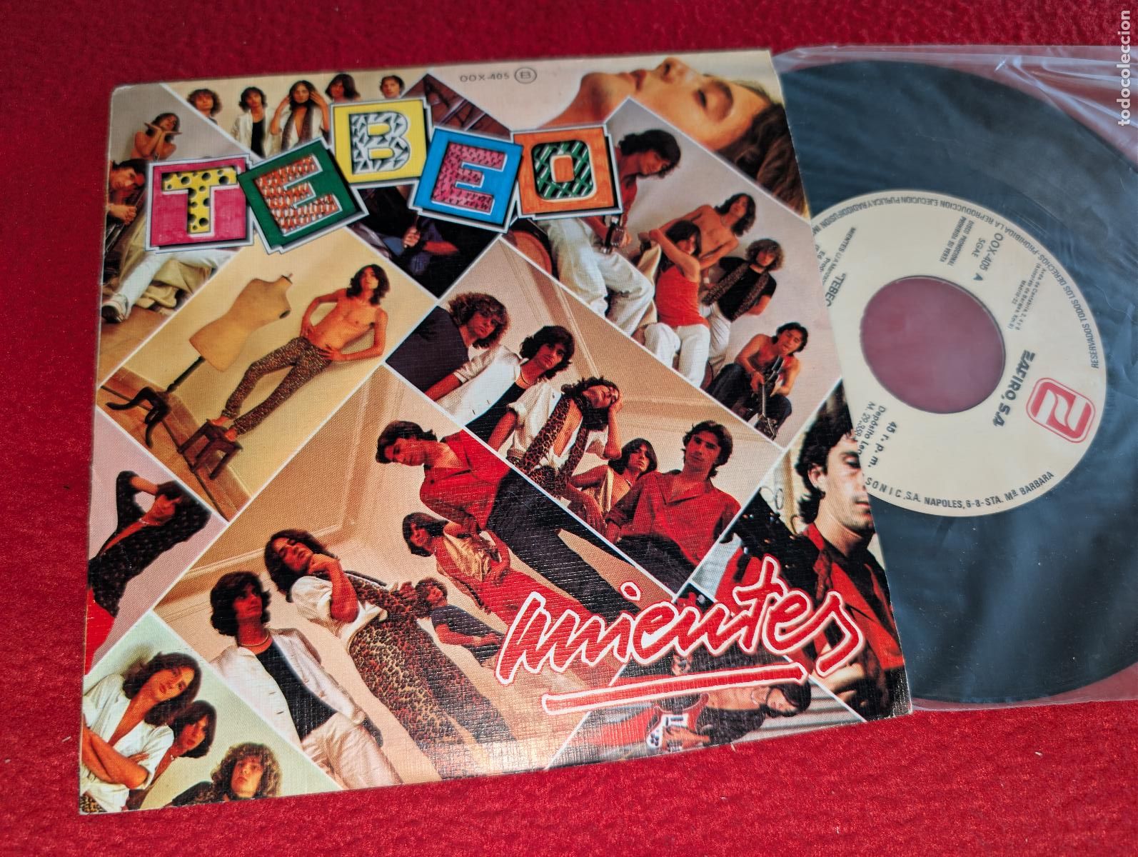Discos de vinilo: TEBEO Mientes/Rock de los labios rojos 7'' SINGLE 1979 Zafiro PROMO EX movida