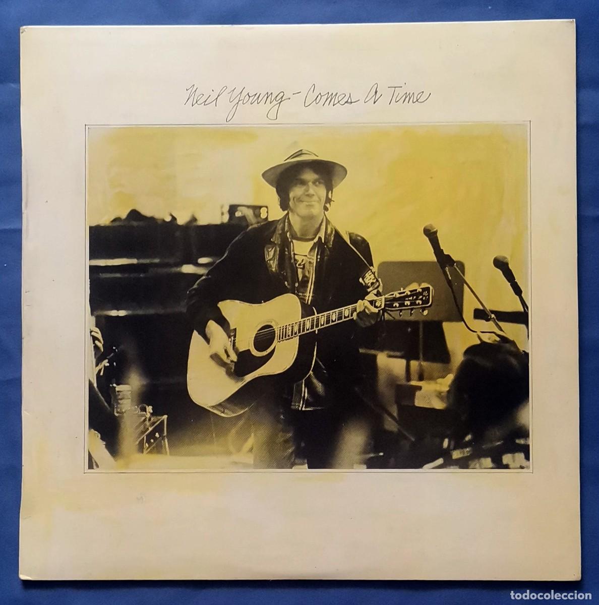 Discos de vinilo: Neil Young &ndash; Comes A Time LP 1978 Espa&ntilde;a