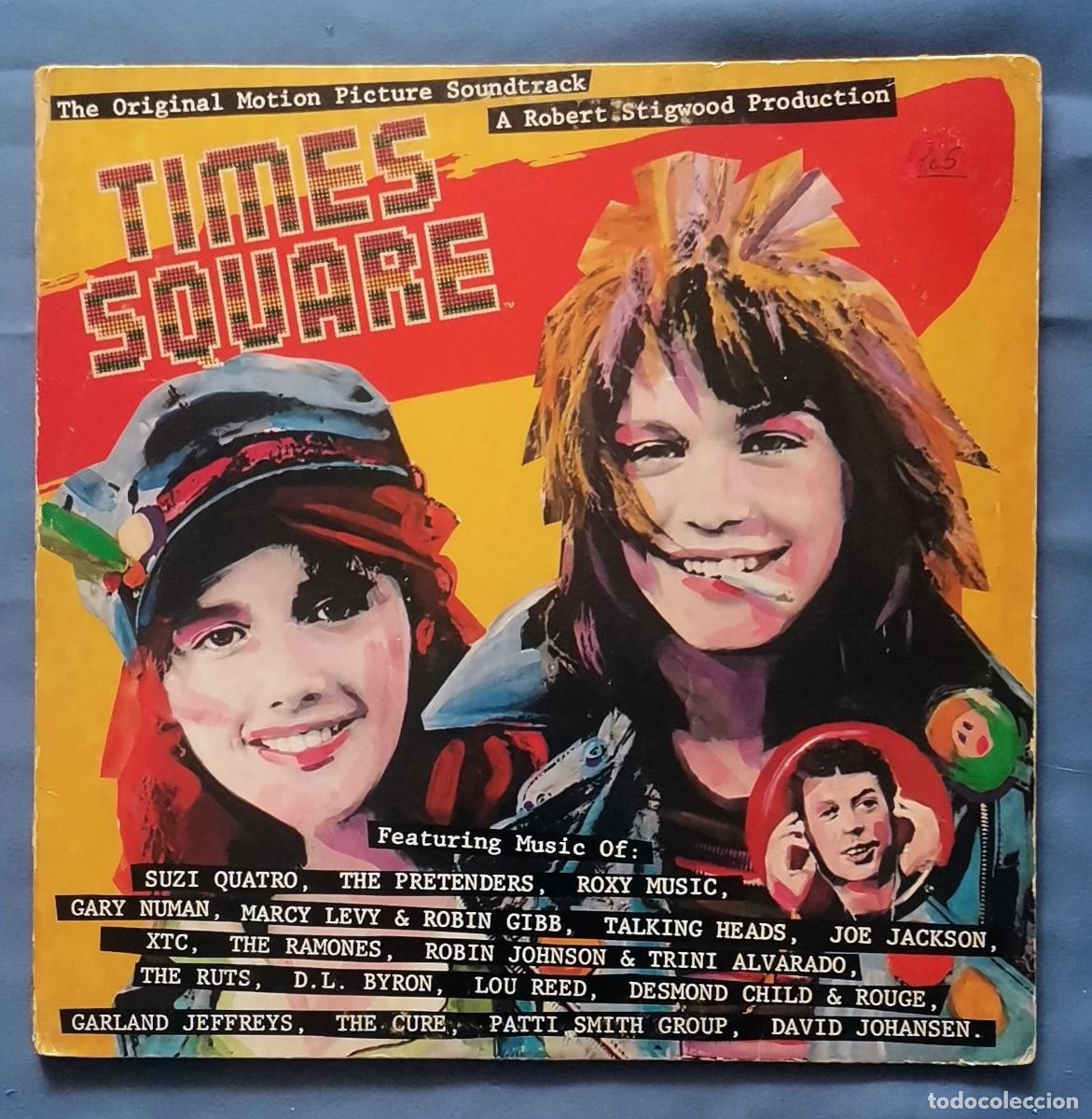 Discos de vinilo: Times Square 2xLP 1980 con XTC,Ramones,Gary Numan,The Cure, Patti Smith etc