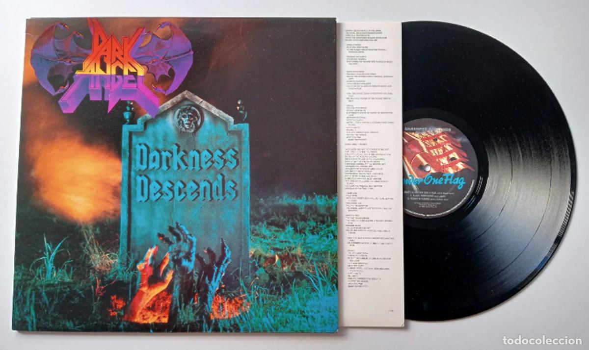 Discos de vinilo: LP DARK ANGEL - DARKNESS DESCENDS - Foto 3
