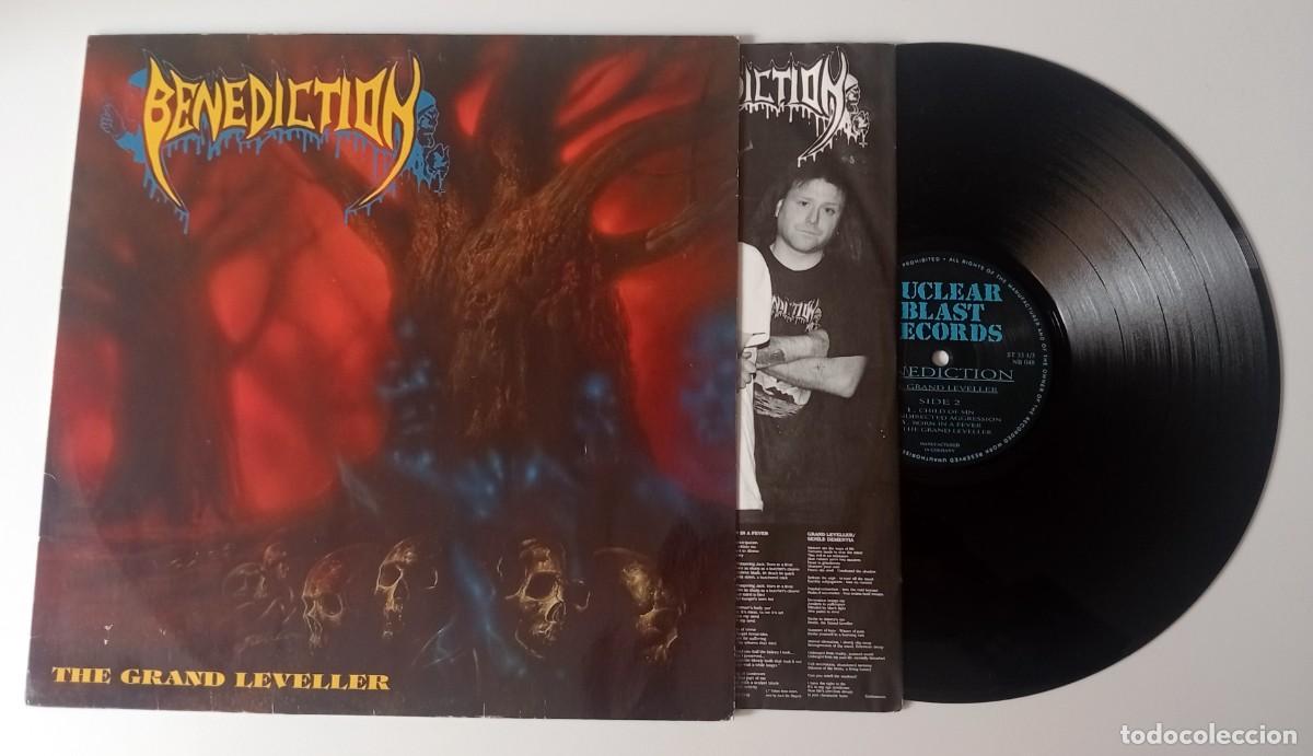 Discos de vinilo: LP BENEDICTION - THE GRAND LEVELLER - Foto 3