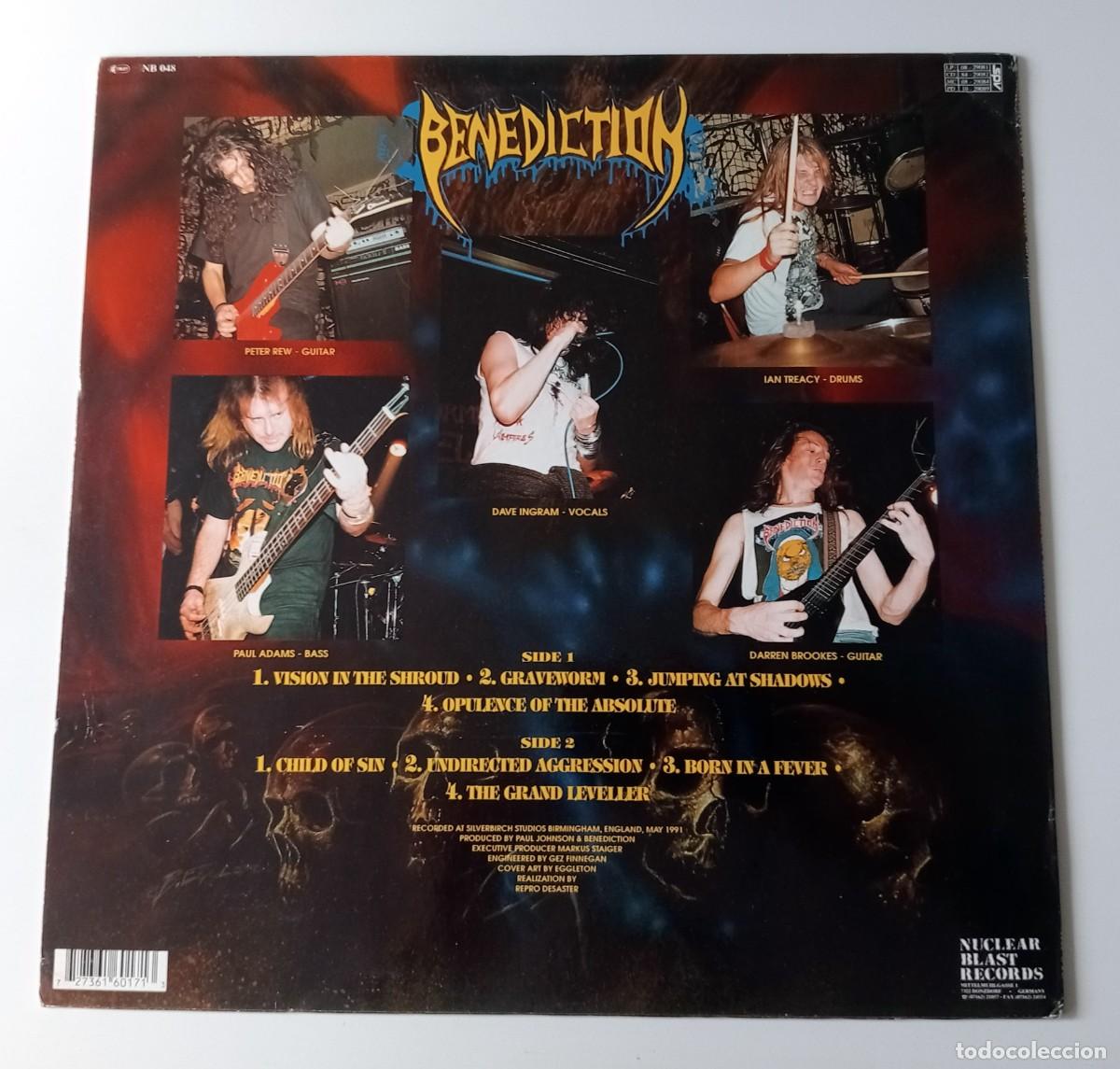 Discos de vinilo: LP BENEDICTION - THE GRAND LEVELLER - Foto 2