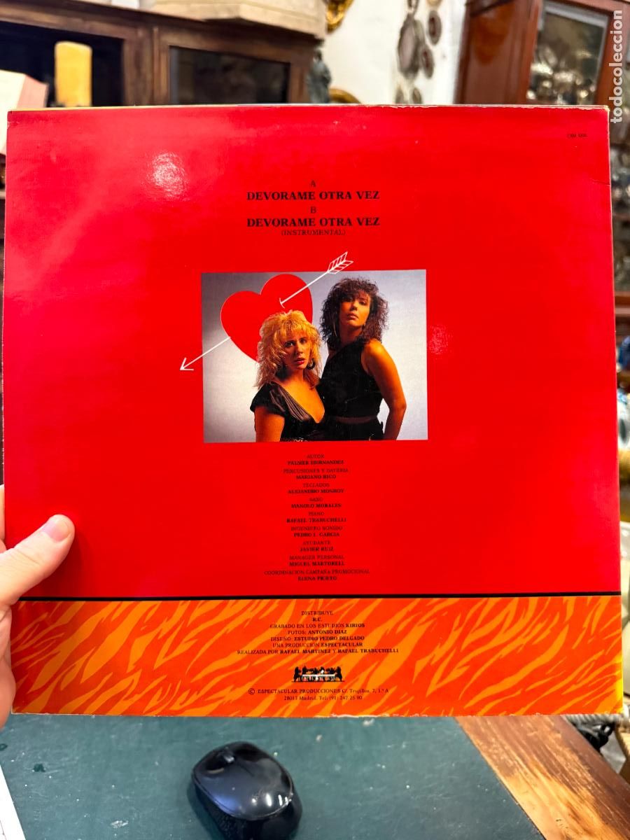 Discos de vinilo: MAXI SINGLE BLANCA Y SUSANA - DEVORAME OTRA VEZ - Foto 2