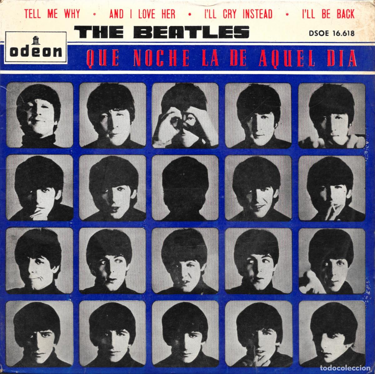 Discos de vinilo: EP Tell me why / And I love her / I'll Cry Instead / I'll be back - Beatles