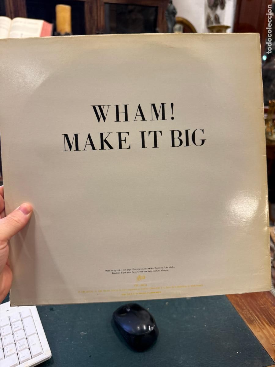 Discos de vinilo: LP WHAM! - MAKE IT BIG - Foto 2