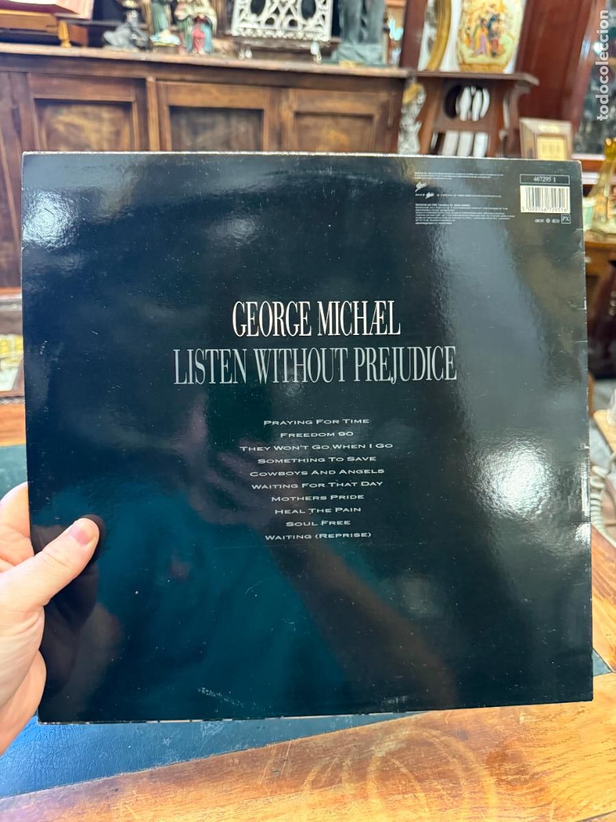 Discos de vinilo: LP GEORGE MICHAEL - LISTEN WITHOUT PREJUDICE - Foto 2