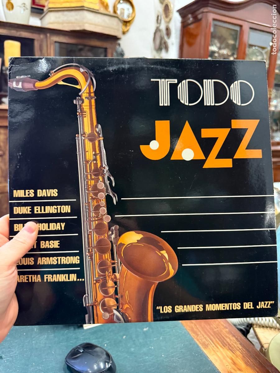Discos de vinilo: LP TODO JAZZ - LOS GRANDES MOMENTOS DEL JAZZ