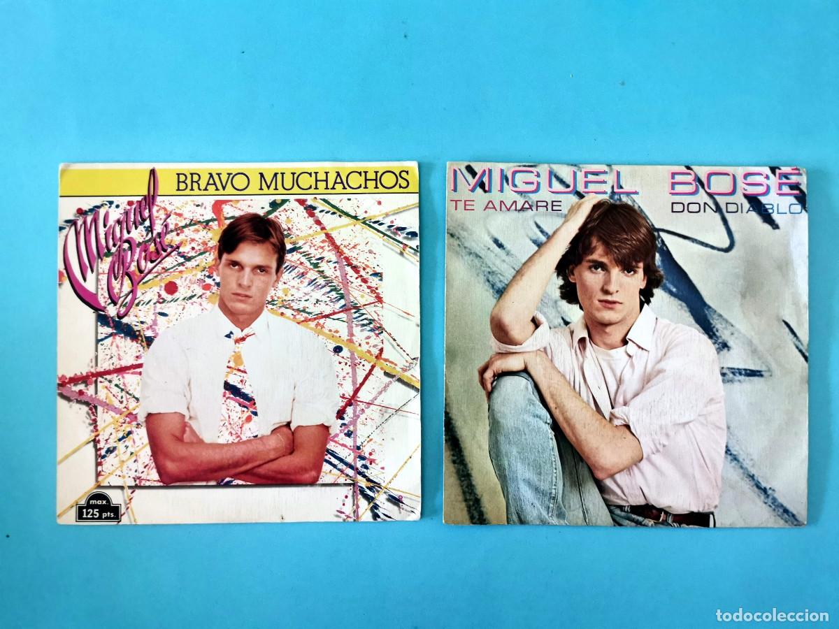 Discos de vinilo: Miguel Bos&eacute;. Bravo muchachos + Te amar&eacute; - Diablo