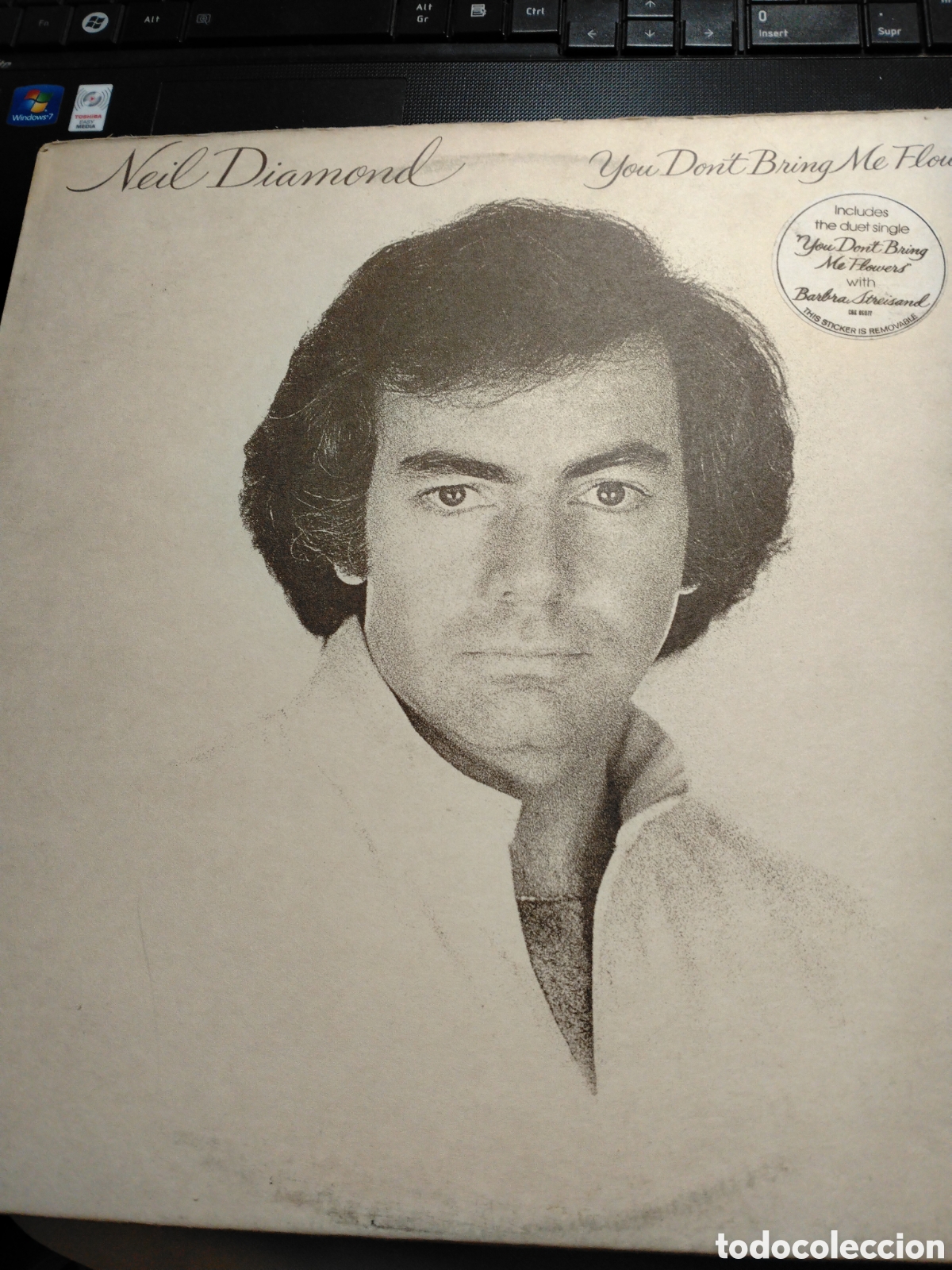 Discos de vinilo: NEIL DIAMOND - YOU DONT BRING ME FLOWERS - LP - CBS 1978.