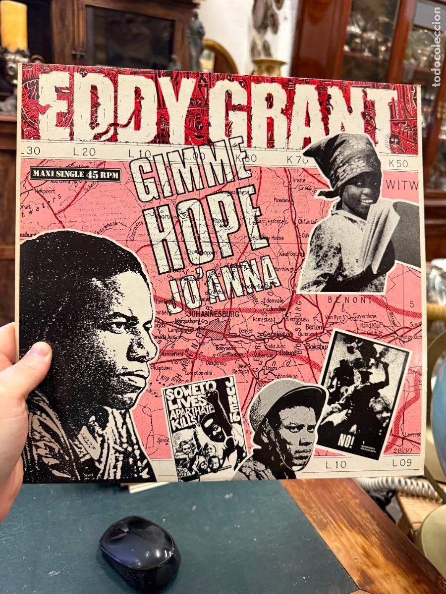 Discos de vinilo: LP EDDY GRANT - GIMME HOPE - JO&acute;ANNA