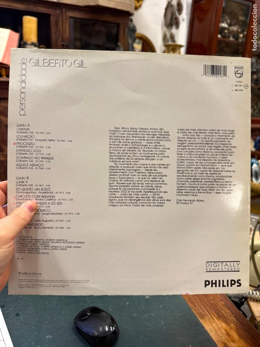 Discos de vinilo: LP GILBERTO GIL - PERSONALIDADE - Foto 2