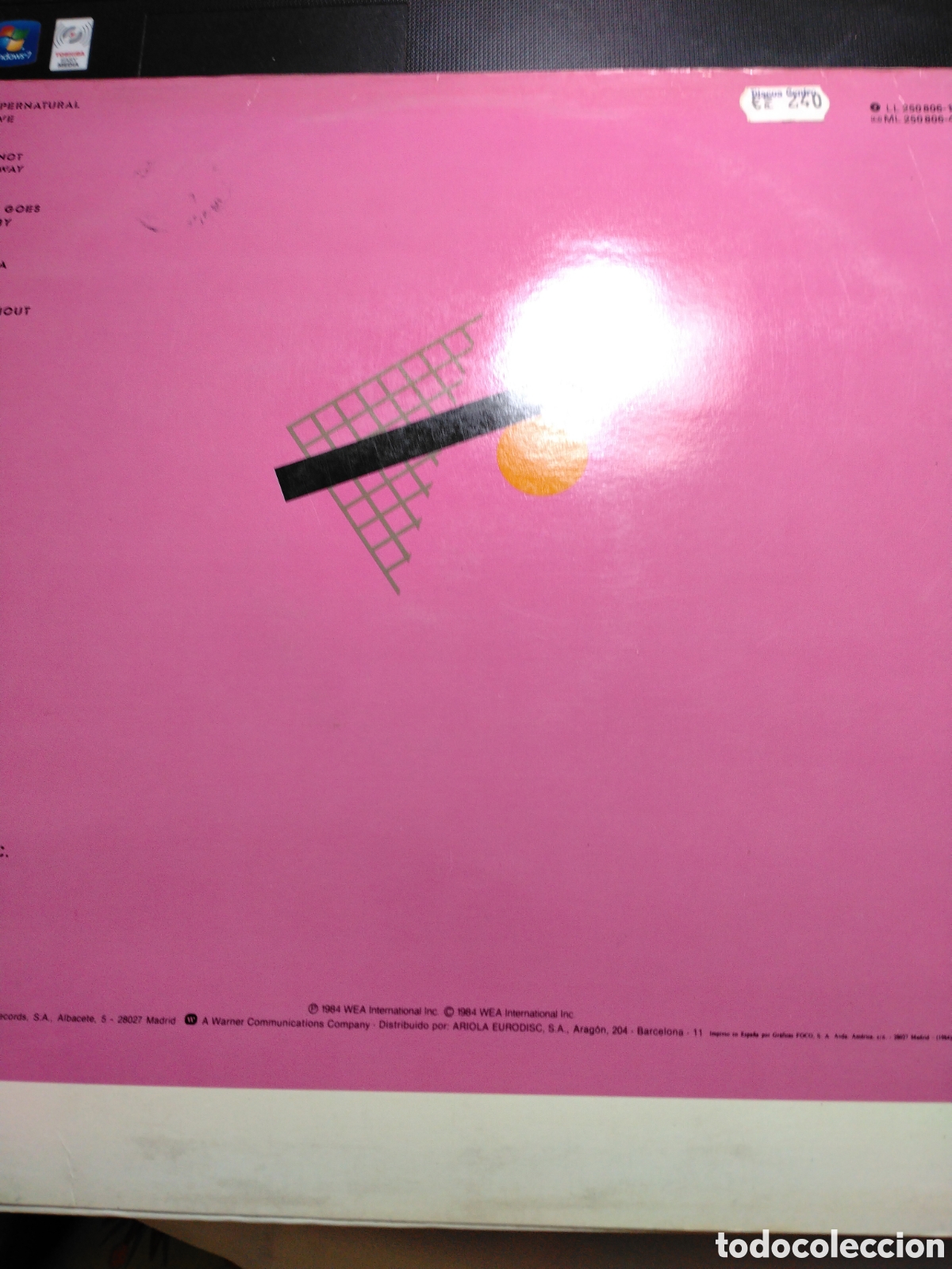 Discos de vinilo: DONNA SUMMER - CATS WITHOUT CLAWS - LP - WEA RECORDS 1984. - Foto 2