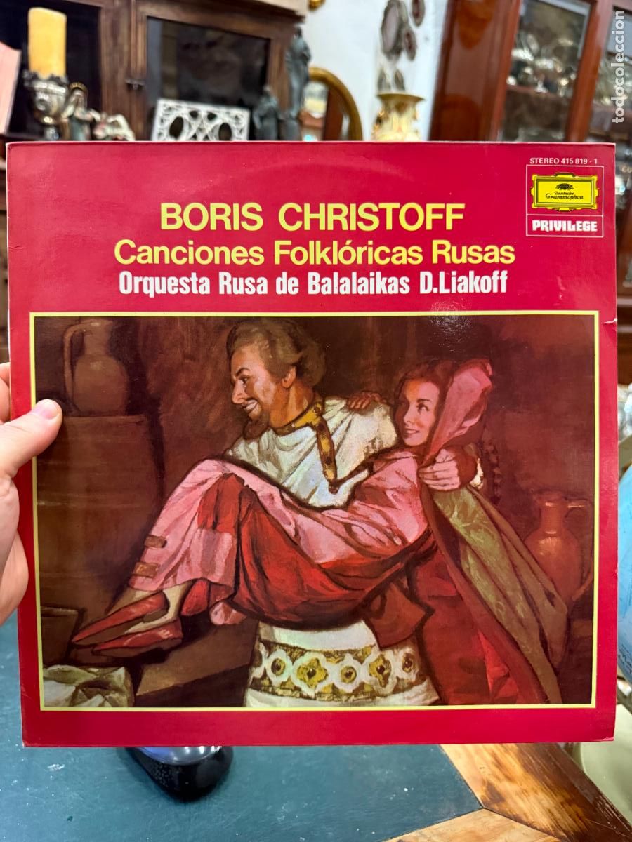 Discos de vinilo: LP BORIS CHRISTOFF - CANCIONES FOLKLORICAS RUSAS