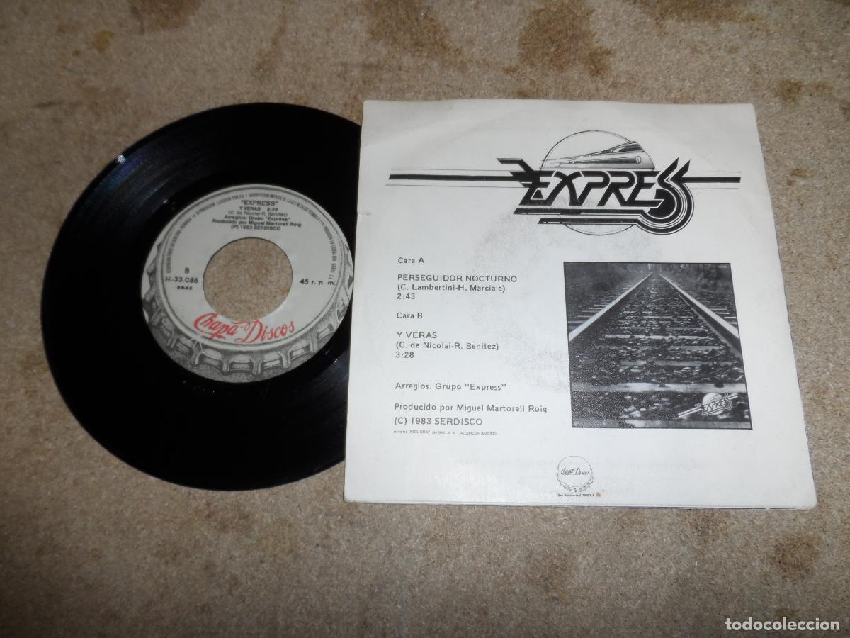 Discos de vinilo: EXPRESS - Perseguidor Nocturno (SPAIN 1983) - Foto 2