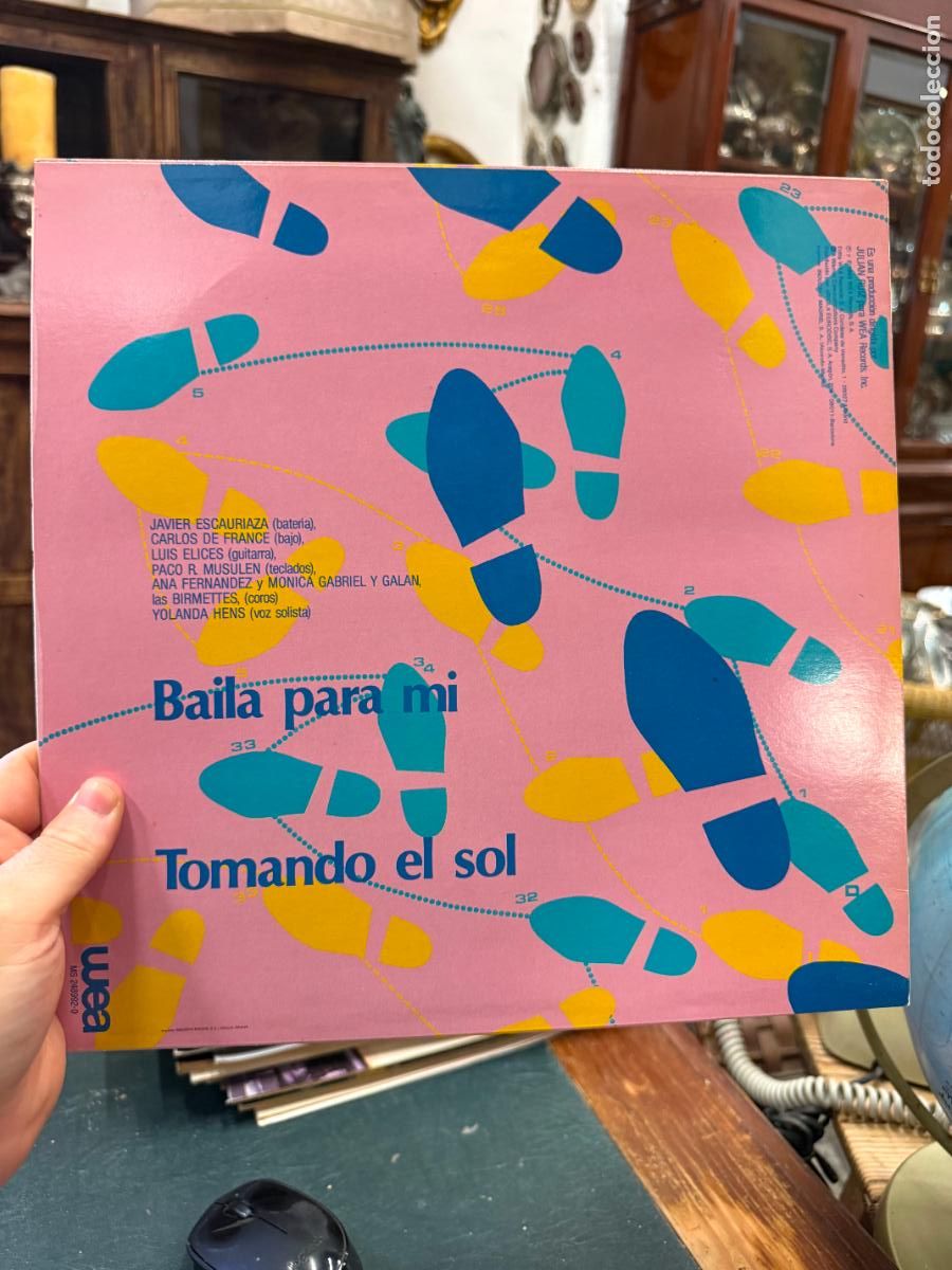 Discos de vinilo: LP OBJETIVO BIRMANIA - BAILA PARA MI - Foto 2