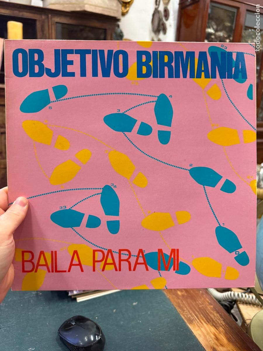 Discos de vinilo: LP OBJETIVO BIRMANIA - BAILA PARA MI