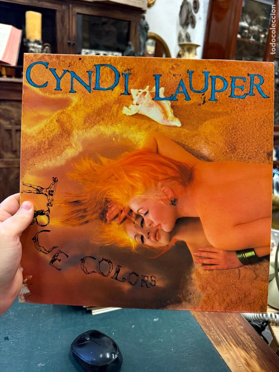 Discos de vinilo: LP CYNDI LAUPER - TRUE COLORS - Foto 1