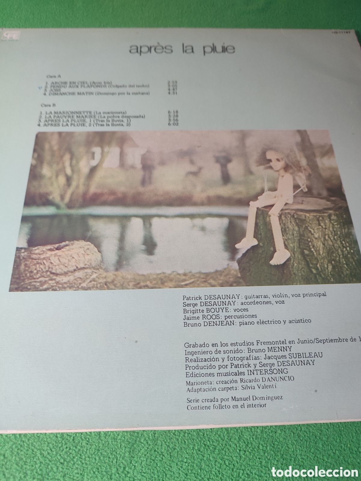 Discos de vinilo: Patrick & Serge Desaunay - Apres la pluie - Foto 4