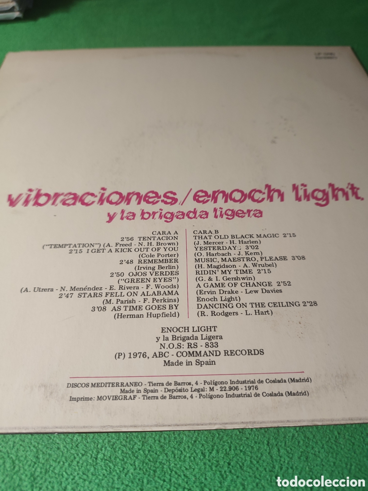 Discos de vinilo: Enoch Light y la Brigada Ligera - Vibraciones - Foto 2