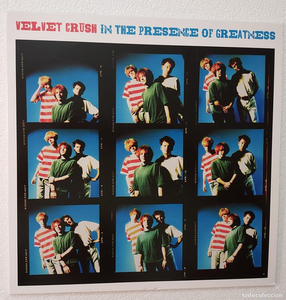 Vinyl-Schallplatten: VELVET CRUSH &lrm;&ndash; In The Presence Of Greatness - LP VINILO AZUL 2018