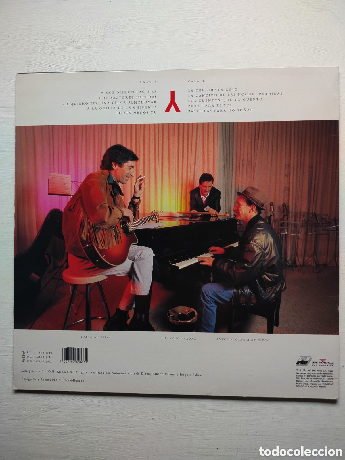 Discos de vinilo: Joaqu&iacute;n Sabina LP 1992 - Foto 2