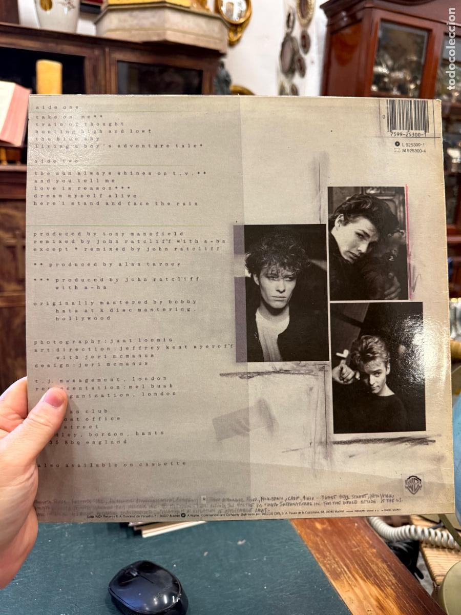 Discos de vinilo: LP A-HA - HUNTING HIGH AND LOW - Foto 2