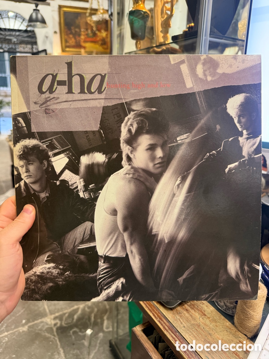 Discos de vinilo: LP A-HA - HUNTING HIGH AND LOW