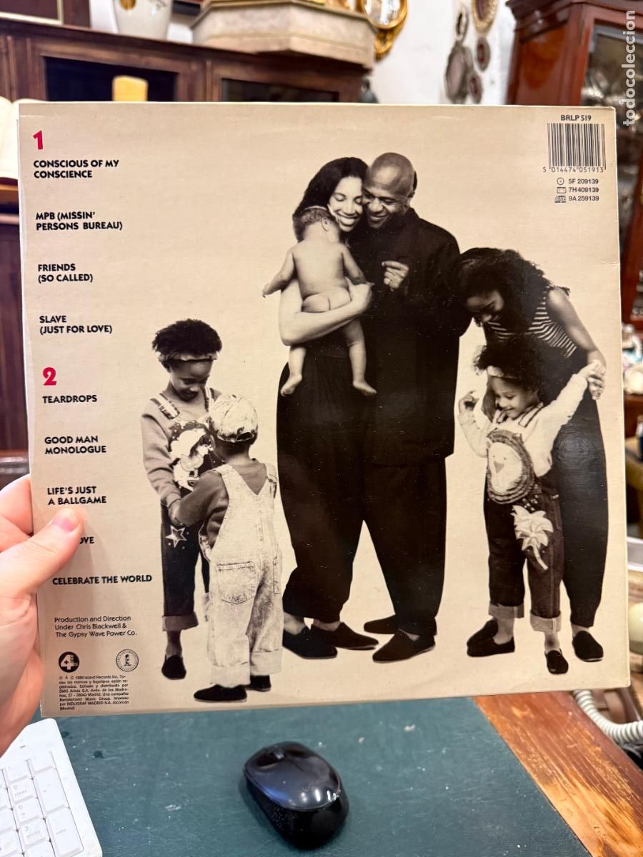 Discos de vinilo: LP WOMACK - CONSCIENCE - Foto 2