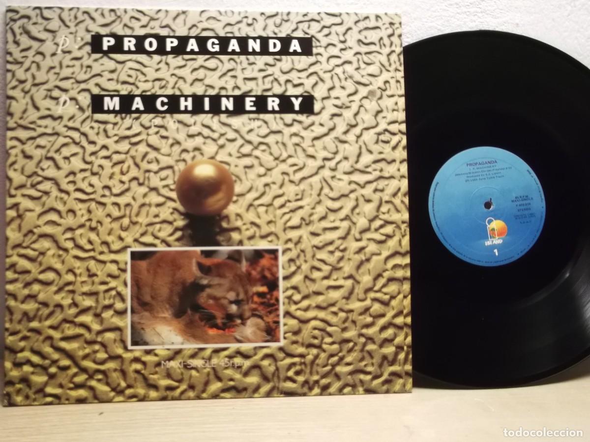 Discos de vinilo: Propaganda &ndash; p: Machinery 12&rdquo;, Maxi-Single 45 RPM