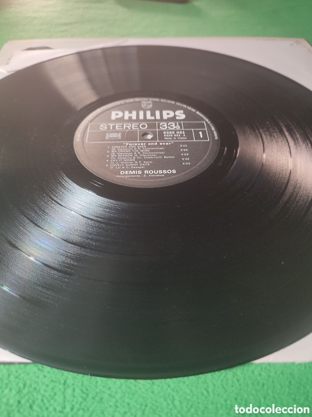 Discos de vinilo: Demis Roussos - Forever and ever 1971 - Foto 3