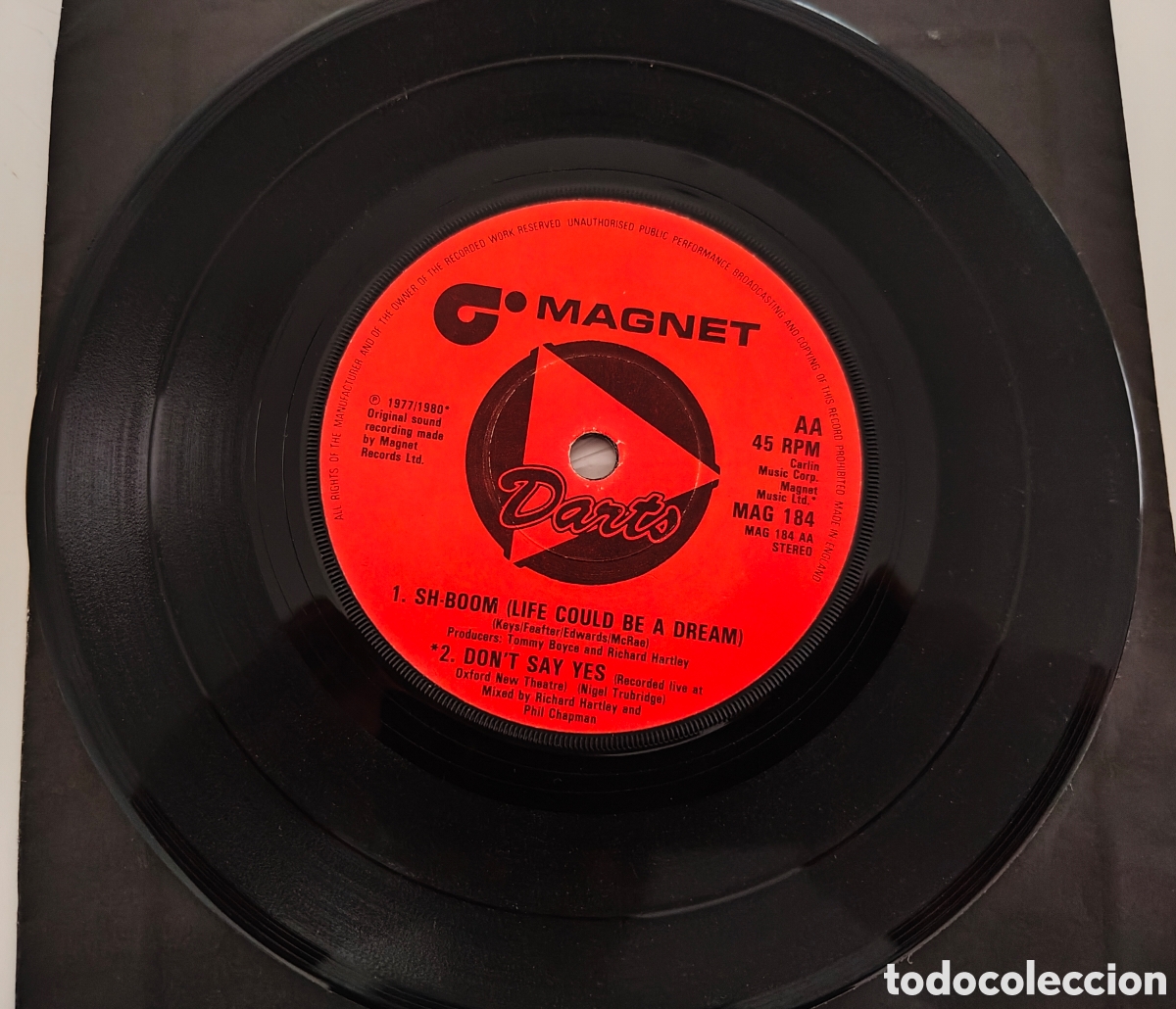 Discos de vinilo: DARTS - White Christmas (1980) disco de vinilo EP - Foto 4