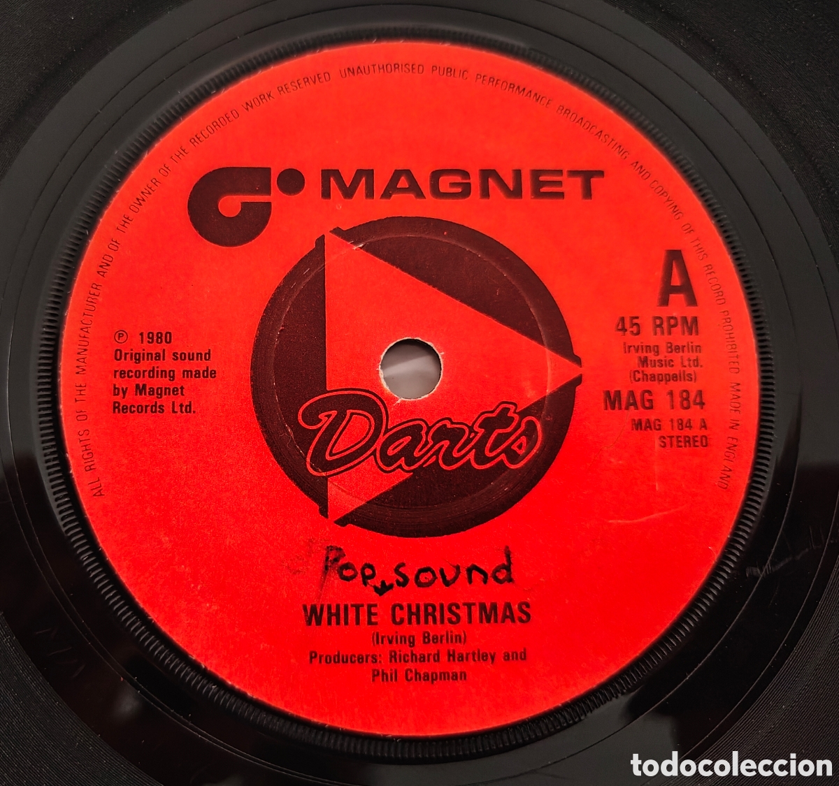 Discos de vinilo: DARTS - White Christmas (1980) disco de vinilo EP