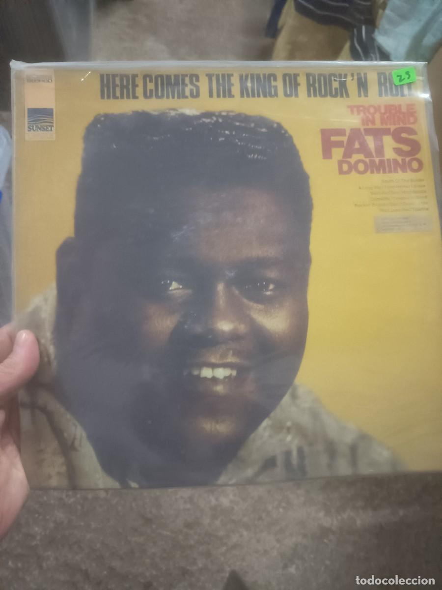 Discos de vinilo: DISCO LP FATS DOMINO,( TROUBLE IN MIND),Germany